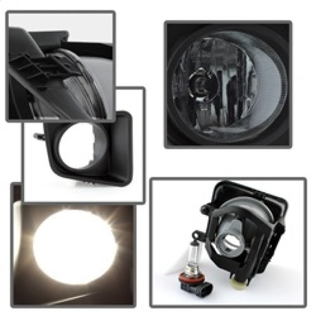 Feux antibrouillard OEM Spyder Toyota Tundra 2014+ avec interrupteur - Fumé FL-CL-TTU14-SM