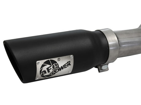 Échappement aFe MACHForce XP 3 pouces SS double sortie latérale CB avec embouts noirs 11-14 Ford F150 EcoBoost V6-3.5L TT