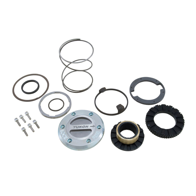 Ensemble de moyeux verrouillables Yukon Hardcore pour Dodge Dana 60 94-99 avec kit anti-rotation 1 côté uniquement