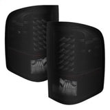 xTune Chevy Silverado 07-13 LED Tail Lights Black Smoke ALT-JH-CS07-LED-BKSM