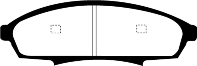 Plaquettes de frein avant EBC 88-90 Buick Regal 2.8 Ultimax2