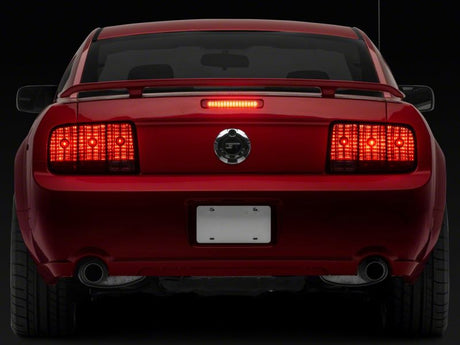 Troisième feu stop à LED Raxiom 05-09 Ford Mustang Axial Series - Lentille rouge