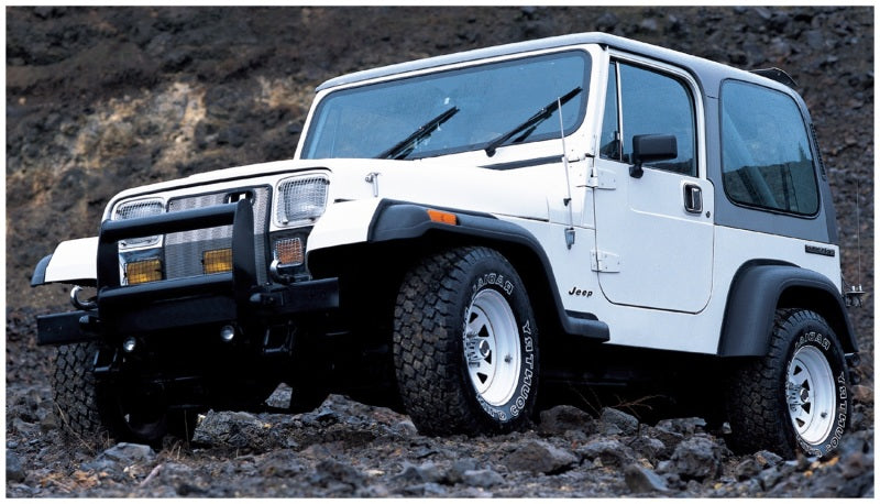 Bushwacker 87-95 Jeep Wrangler Extend-A-Fender Style Flares 4 pièces, exclut Renegade - Noir