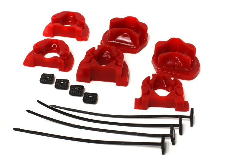 Energy Suspension 92-00 Honda Civic (sauf 99-00 Si) / 93-97 Inserts de support de moteur Del Sol Red (Manua