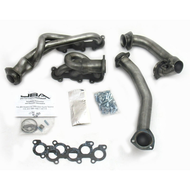 JBA 01-04 Toyota 3.4L V6 w/o EGR 1-1/2in Primary Raw 409SS Cat4Ward Header