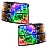Oracle 07-13 Chevrolet Silverado SMD HL - Black - Square Style - ColorSHIFT