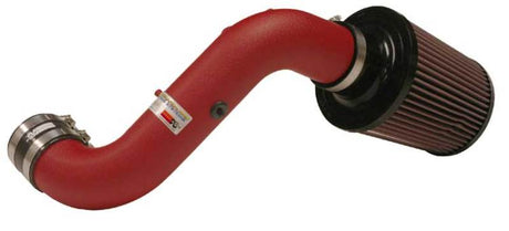 Admission d'air court Typhoon rouge froissé K&amp;N 00-04 Honda Civic Si/Type R