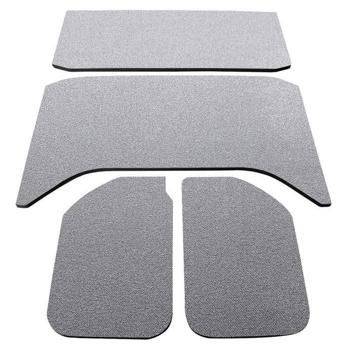 Tapis de protection pour toit de Jeep Wrangler JK 4 portes DEI 11-18 - 4 pièces - Gris