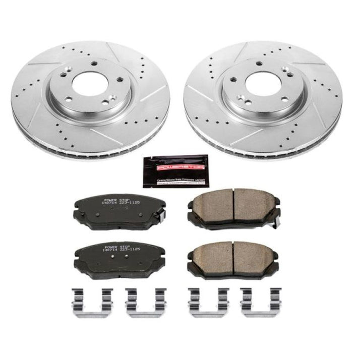 Power Stop 06-11 Hyundai Azera Front Z23 Evolution Sport Brake Kit