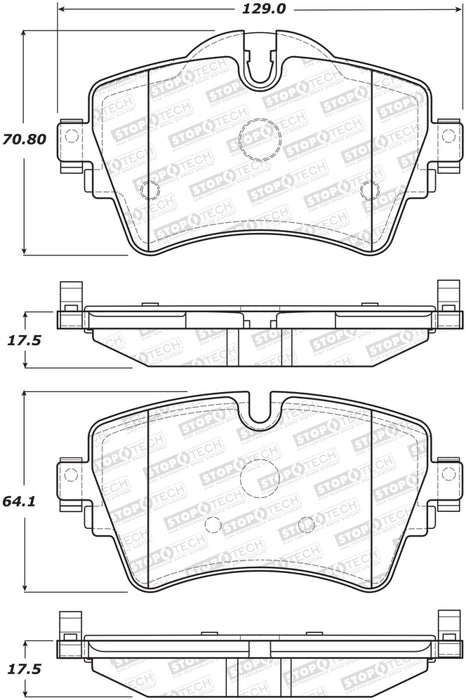 Plaquettes de frein StopTech Street - Avant