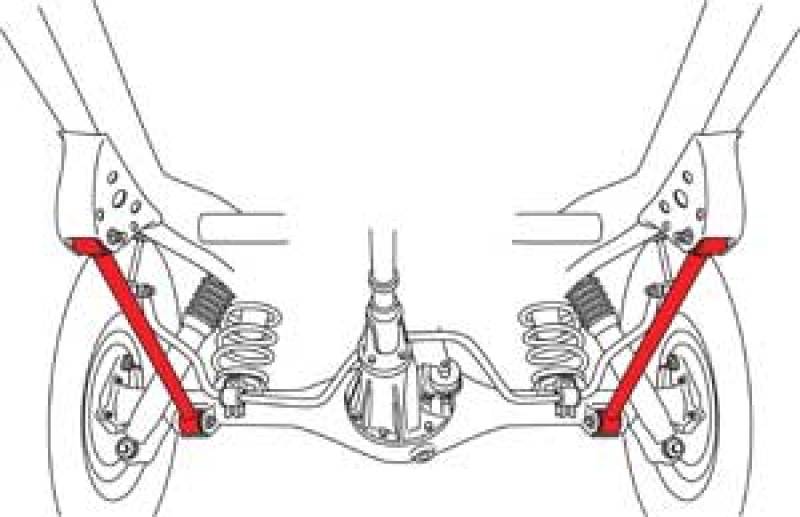 Bras de suspension inférieurs arrière SPC Performance 08+ Toyota Landcruiser (paire)