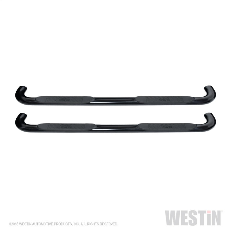 Marchepieds ovales Nerf Platinum 4 pour Chevrolet Silverado/Sierra 1500 Crew Cab 2019 de Westin - Noir