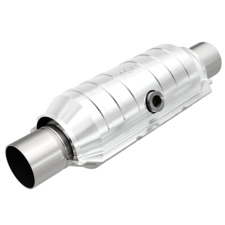 Convecteur MagnaFlow Univ 2,25 po Entrée/Sortie Centre/Centre Rond Corps 11 po L x 5,125 po L x 15 po L hors tout