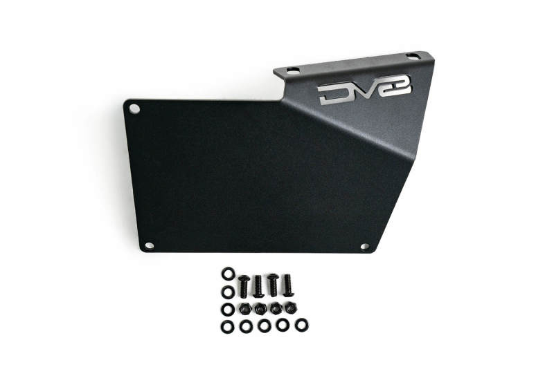 Support de relocalisation de plaque d'immatriculation pour pare-chocs avant DV8 Offroad 21-22 Ford Bronco Factory - Côté