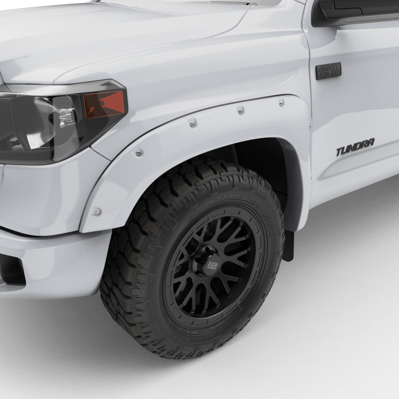 Élargisseurs d'ailes EGR 14+ Toyota Tundra Bolt-On Look Color Match - Ensemble - Color MatchSuper White