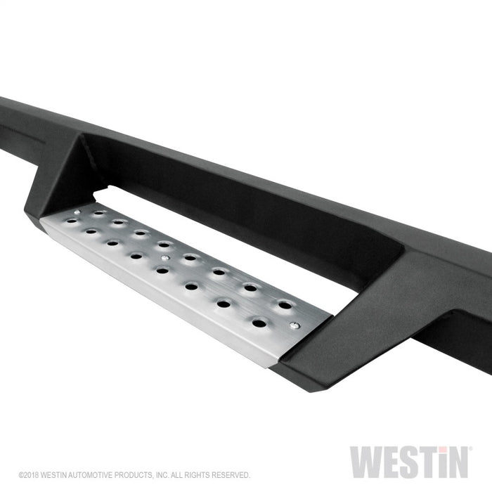 Marchepieds Westin 07-18 Jeep Wrangler JK 2 portes HDX en acier inoxydable - Tex. Blk