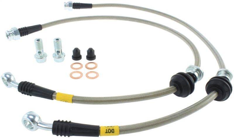 Conduites de frein avant en acier inoxydable StopTech pour Mitsubishi Lancer 08-10