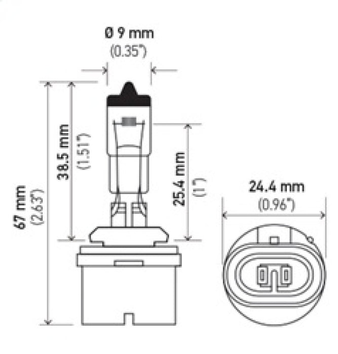 Ampoule Hella 893 12V 375W Xen Blanc Xb (2)