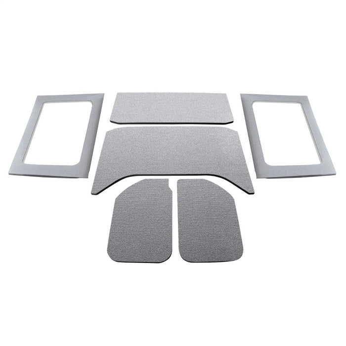 Kit de garniture de pavillon complet pour Jeep Wrangler JK 4 portes DEI 11-18 - 6 pièces - Gris