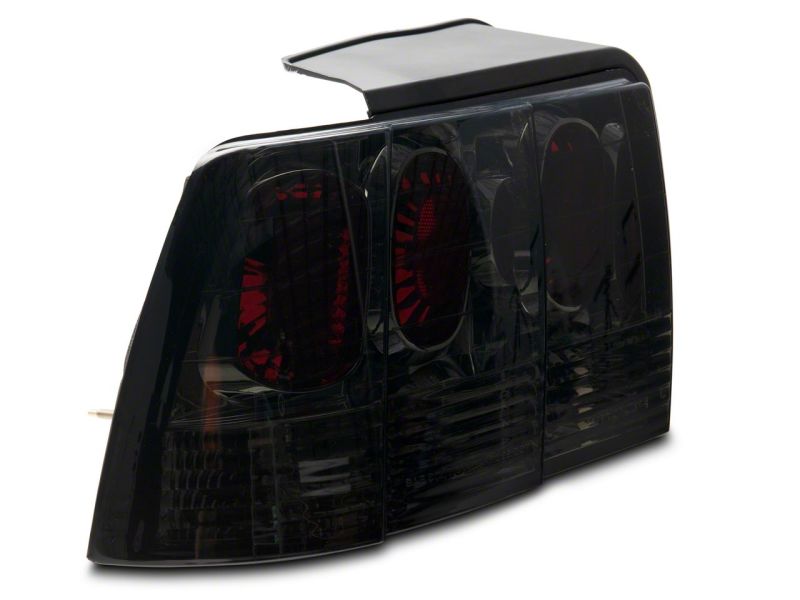 Raxiom 99-04 Ford Mustang Axial Series Altezza Style Tail Lights- Blk Housing (Smoked Lens)