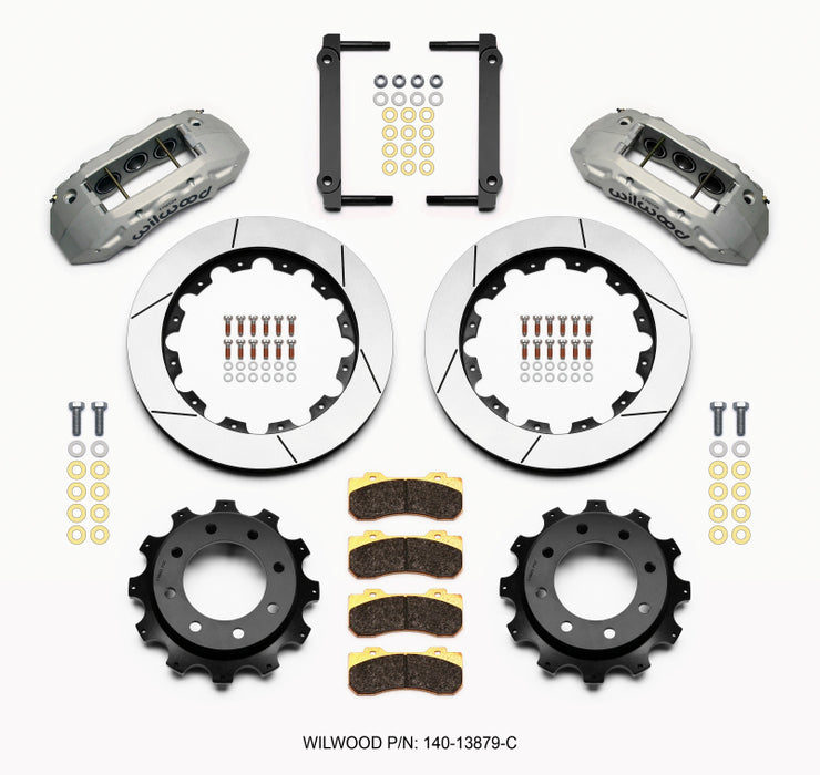 Kit arrière Wilwood TX6R 16,00 pouces Clear Ano 1999-2010 GM Trk 2500 HD 4,84 Cntr