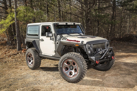Paire de garde-boue arrière Rugged Ridge XHD 2 portes 07-18 Jeep Wrangler JK