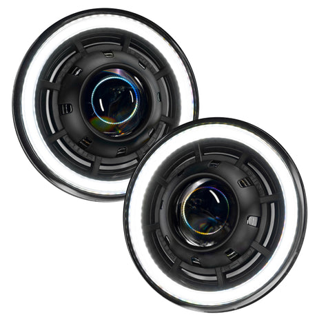 Phares de projecteur Oracle Oculus 7 pouces Bi-LED pour Jeep Wrangler JK - 6000K VOIR LA GARANTIE