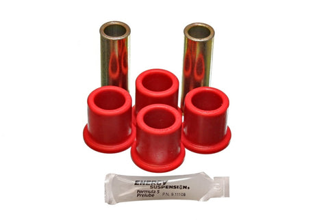 Ensemble de bagues de manille de cadre arrière rouge Energy Suspension 82-96 Ford F100/F150 2WD