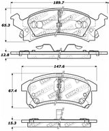 StopTech Performance 90-98 Buick Skylark / 90-98 Pontiac Grand Am Front Brake Pads