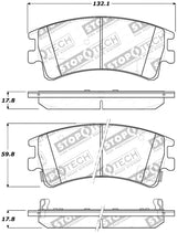 Plaquettes de frein StopTech Street Touring