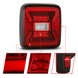 Feux arrière à LED ANZO 18-19 Jeep Wrangler JL Noir