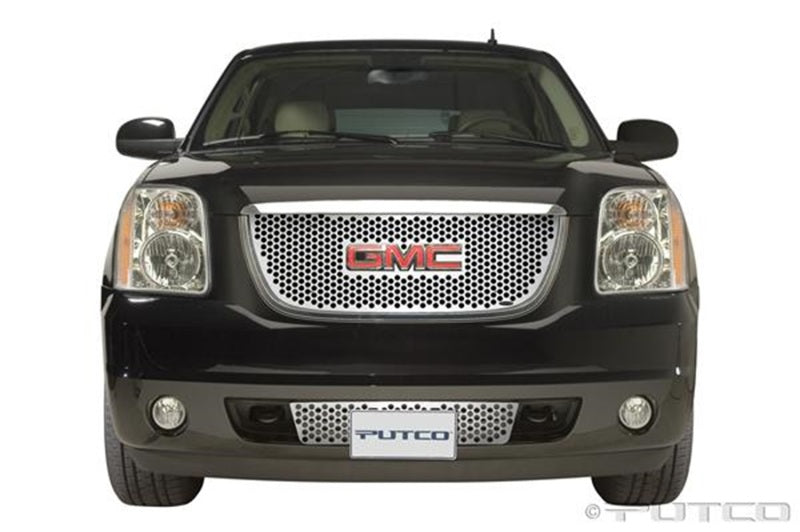 Grille de pare-chocs Putco 07-14 GMC Yukon XL Grilles en acier inoxydable perforées