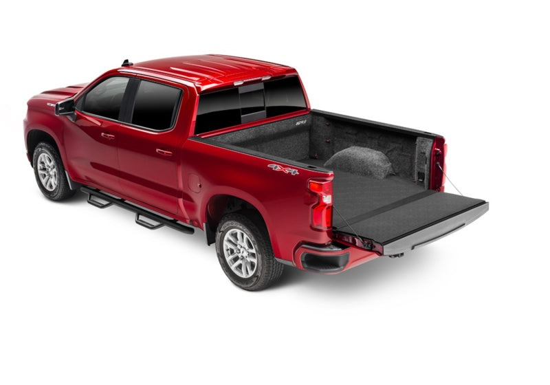 Tapis de caisse GM Silverado/Sierra 2019+ de 6 pi 6 po (avec hayon Multi-Pro) avec doublure de caisse antichoc