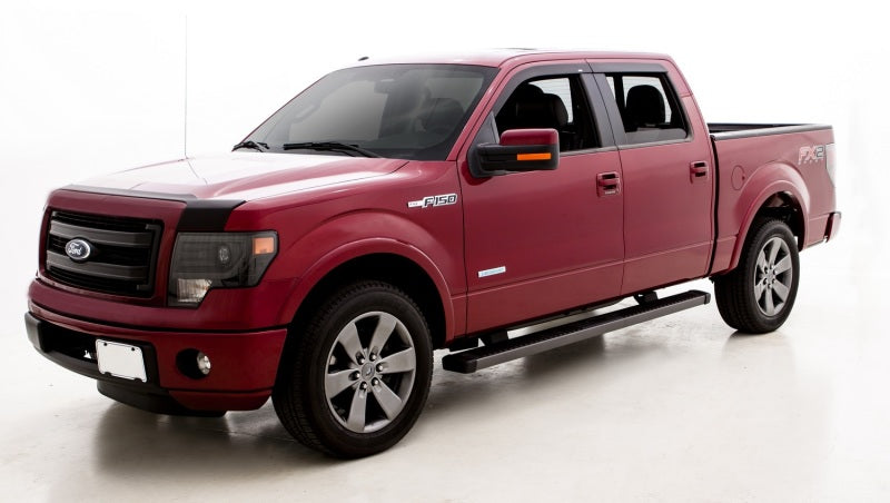 Ensemble combiné pare-vent et déflecteur Aeroskin AVS 11-16 pour Ford F-350 Super Duty Supercrew - Noir mat