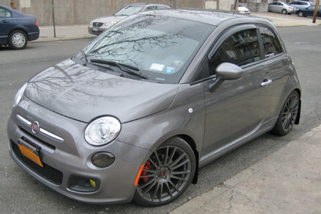 Rally Armor 12-18 Fiat 500 (Pop/Sport/Lounge/Abarth) Garde-boue noir UR avec logo rouge