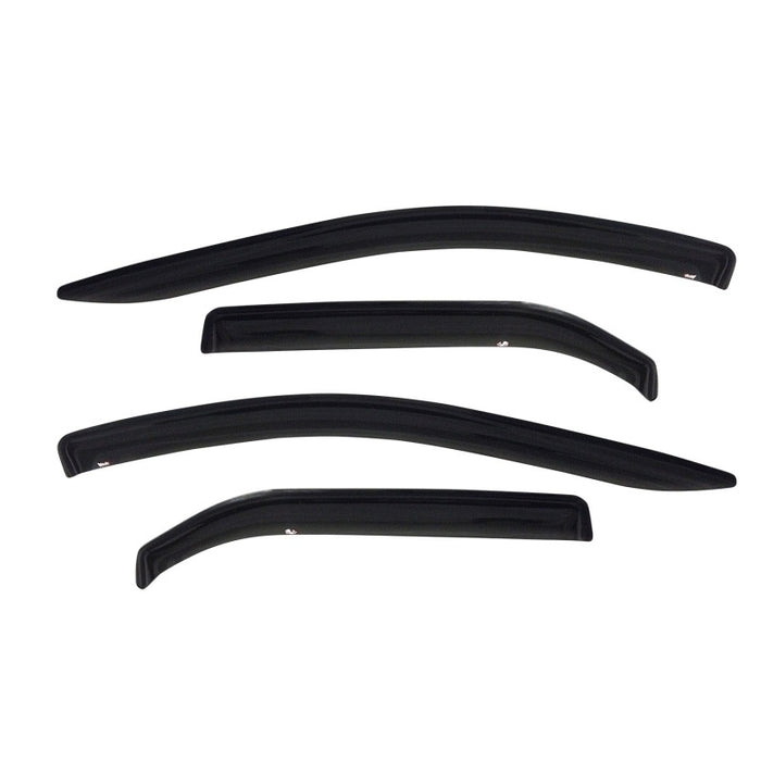 Déflecteur d'air Westin Wade Slim pour Jeep Wrangler/Wrangler Unlimited 2007-2018, 4 pièces - Fumé