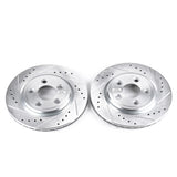 Disques de frein arrière Power Stop 02-05 Ford Thunderbird Evolution percés et fendus - Paire