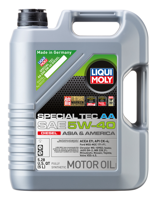 LIQUI MOLY 5L Special Tec AA Motor Oil SAE 5W40 Diesel