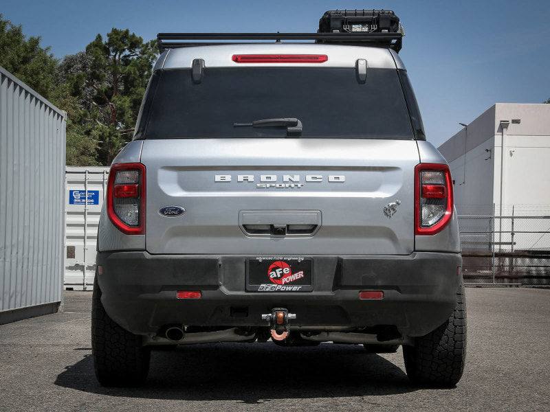 aFe Ford Bronco Sport 21-22 L3-1.5L (t)/L4-2.0L (t) Vulcan Axle-Back Exhaust System- Black Tips