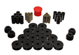 Ensemble de bagues principales Hyper-Flex noires pour Jeep CJ5/CJ6 55-75 Energy Suspension
