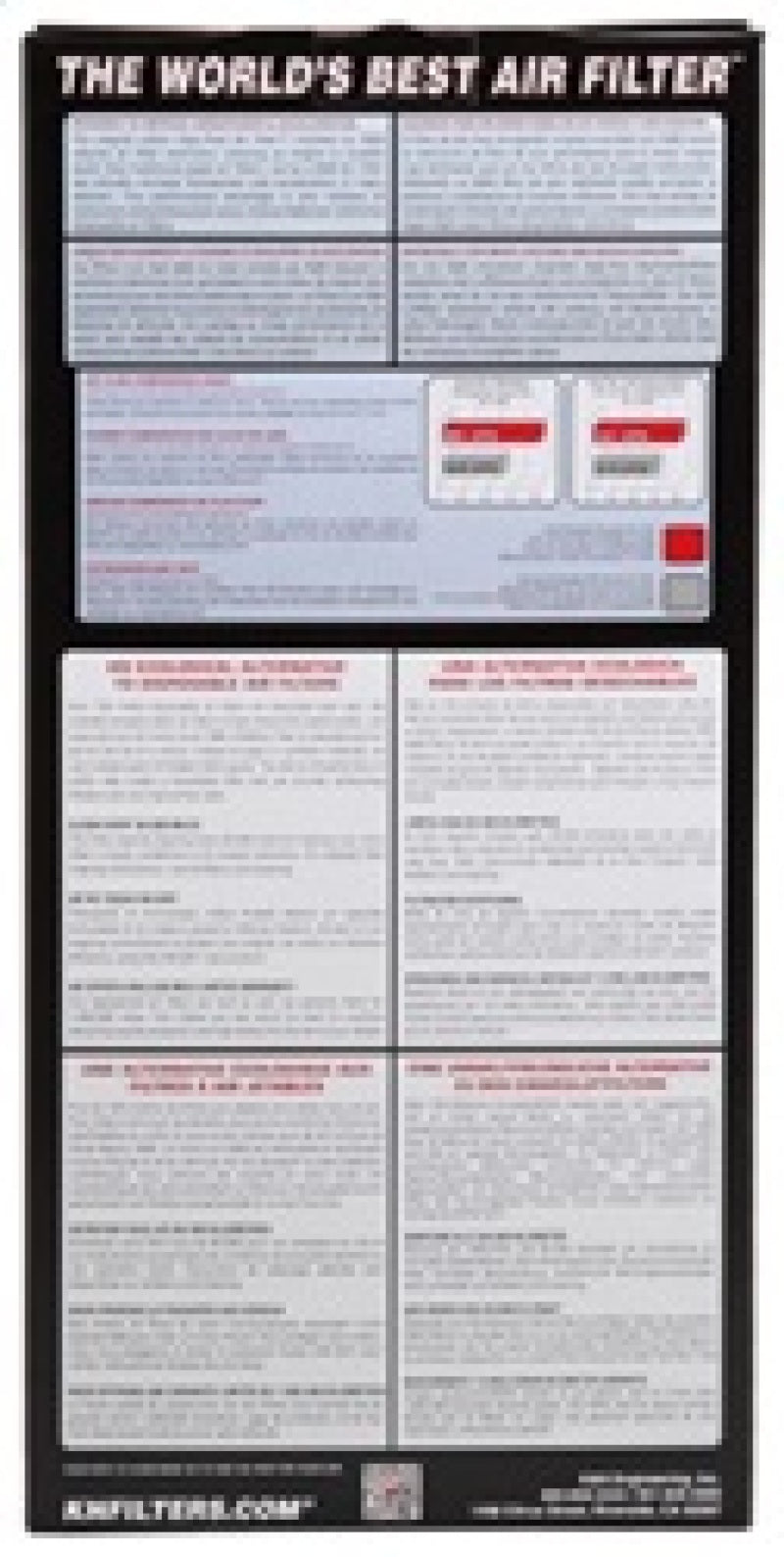 Filtre à air de rechange K&amp;N 03-06 KTM 950 Adventure S 942 / 06-08 KTM 950 Supermoto R 942