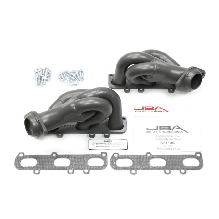 Collecteur d'échappement JBA 11-17 Ford Mustang 3,7 L V6 1-5/8 po primaire Ti Ctd Cat4Ward