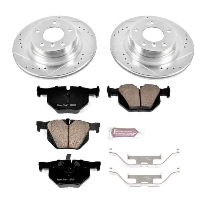 Power Stop 11-13 BMW 335i Rear Z23 Evolution Sport Brake Kit