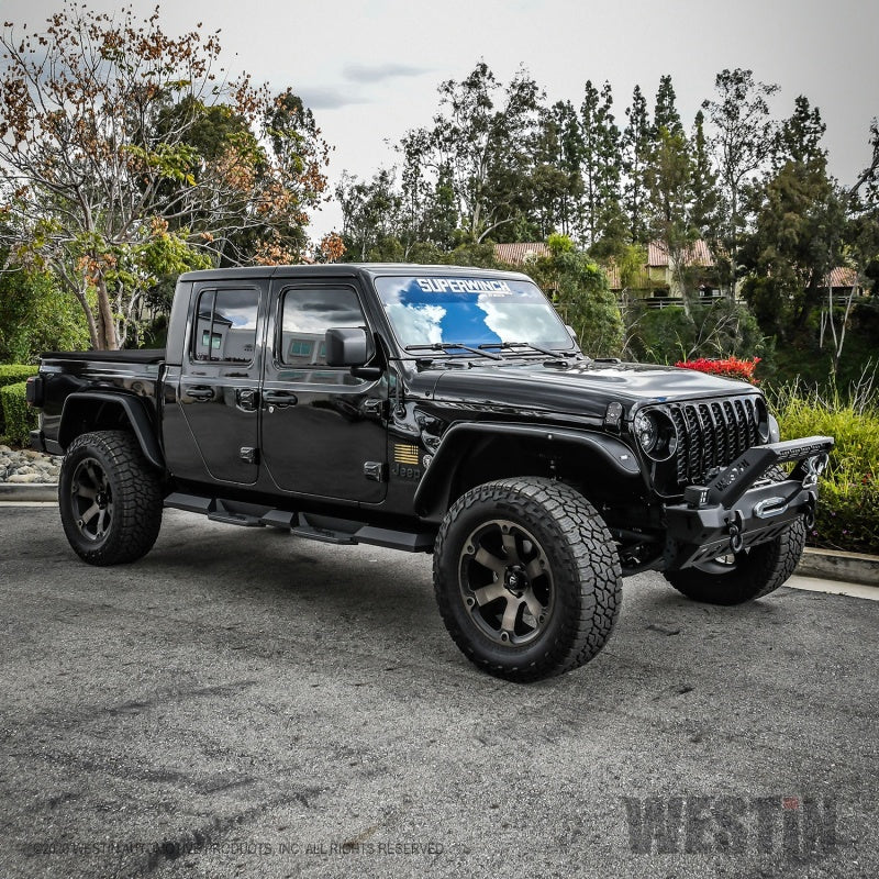 Marchepieds Westin 2020 Jeep Gladiator HDX Xtreme Nerf – Noir texturé