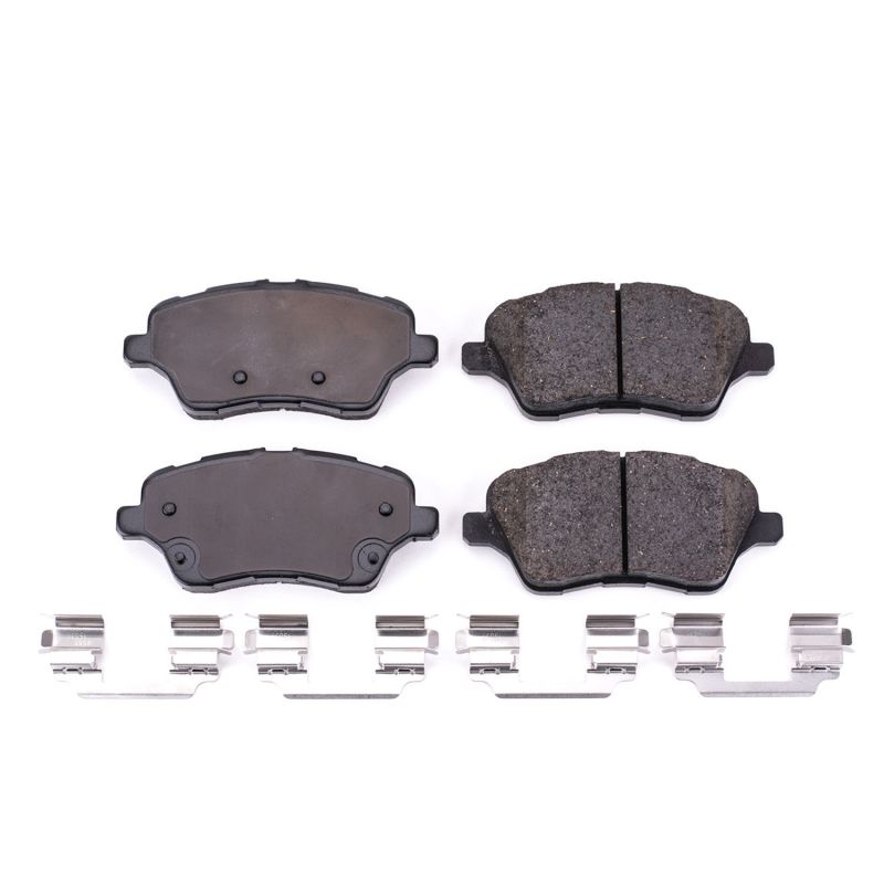 Plaquettes de frein avant Power Stop 14-19 en céramique pour Ford Fiesta Z17 Evolution avec matériel