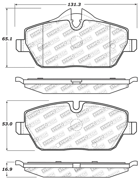 Plaquettes de frein StopTech Performance