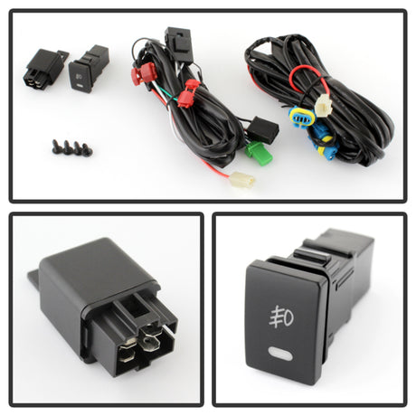Feux antibrouillard OEM Spyder Toyota Tundra 2014+ avec interrupteur - Fumé FL-CL-TTU14-SM