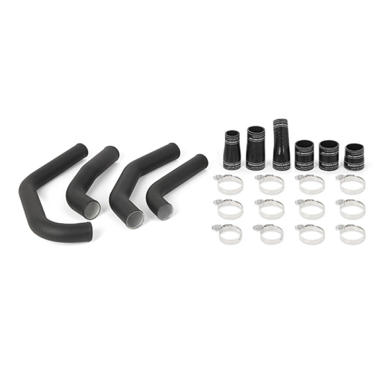 Kit de tuyaux de refroidisseur intermédiaire côté chaud Mishimoto 15-17 Ford F-150 2,7 L EcoBoost - Noir froissé