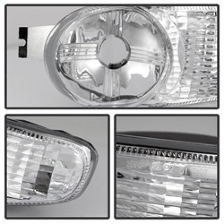 Feux de pare-chocs Xtune GMC Sierra Denali 00-06 transparents CBL-GD00-C