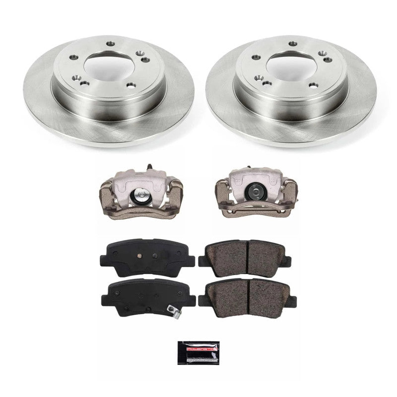 Kit Power Stop 17-19 Autospecialty arrière avec étriers pour Kia Soul